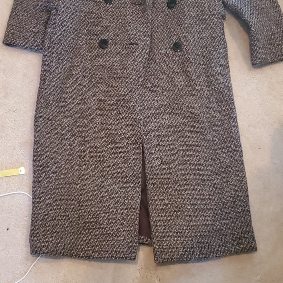 Miss Abbmoor vi tage long tweed coat USA - Picture 2 of 8